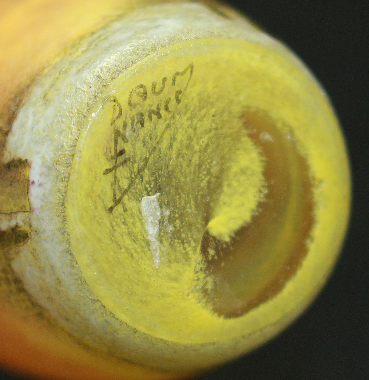 26154   ドーム・ナンシー    冬景色文リキュールグラス②