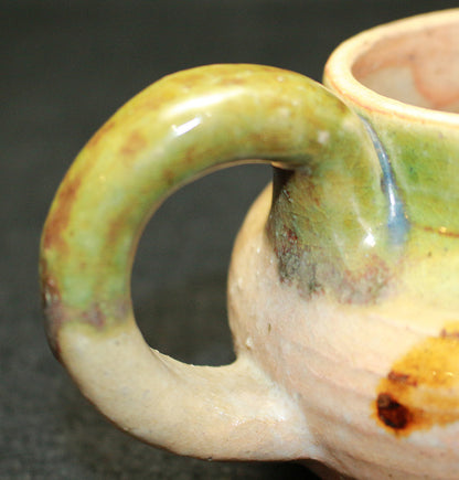 26159　　北大路魯山人 　織部汁注（黒田識） 　KITAOJI Rosanjin