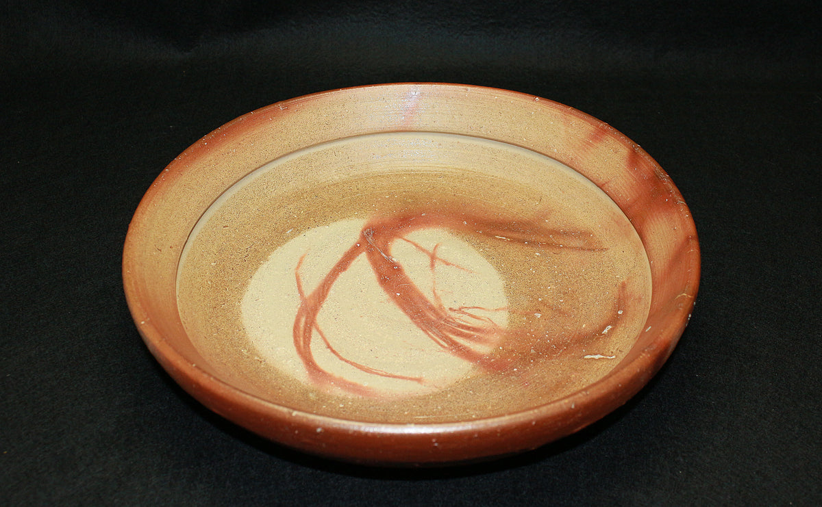 26163 Living National Treasure Jun Isezaki Bizen Bowl 