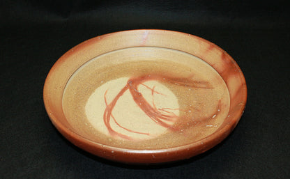 26163 Living National Treasure Jun Isezaki Bizen Bowl 