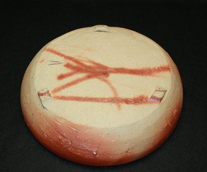 26163 Living National Treasure Jun Isezaki Bizen Bowl 