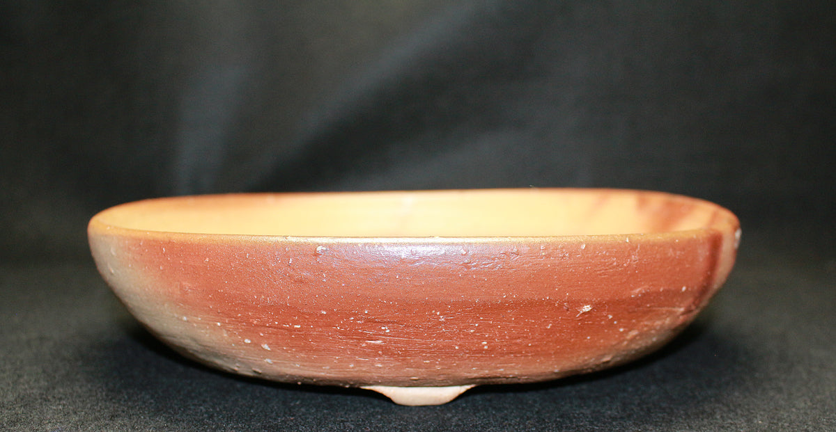 26163 Living National Treasure Jun Isezaki Bizen Bowl 