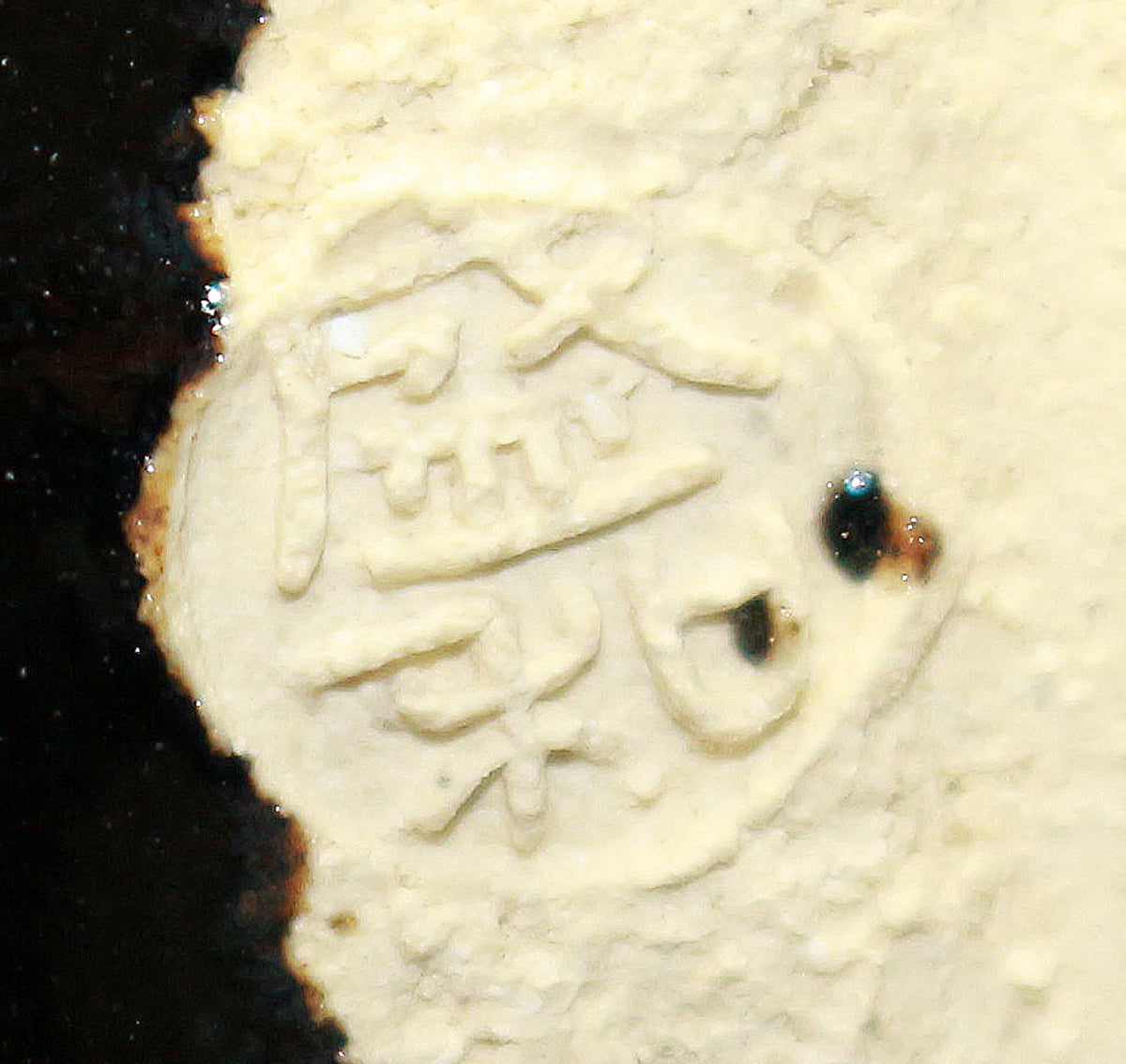 26164　 木村盛和　木ノ葉天目釉茶碗　KIMURA Morikazu