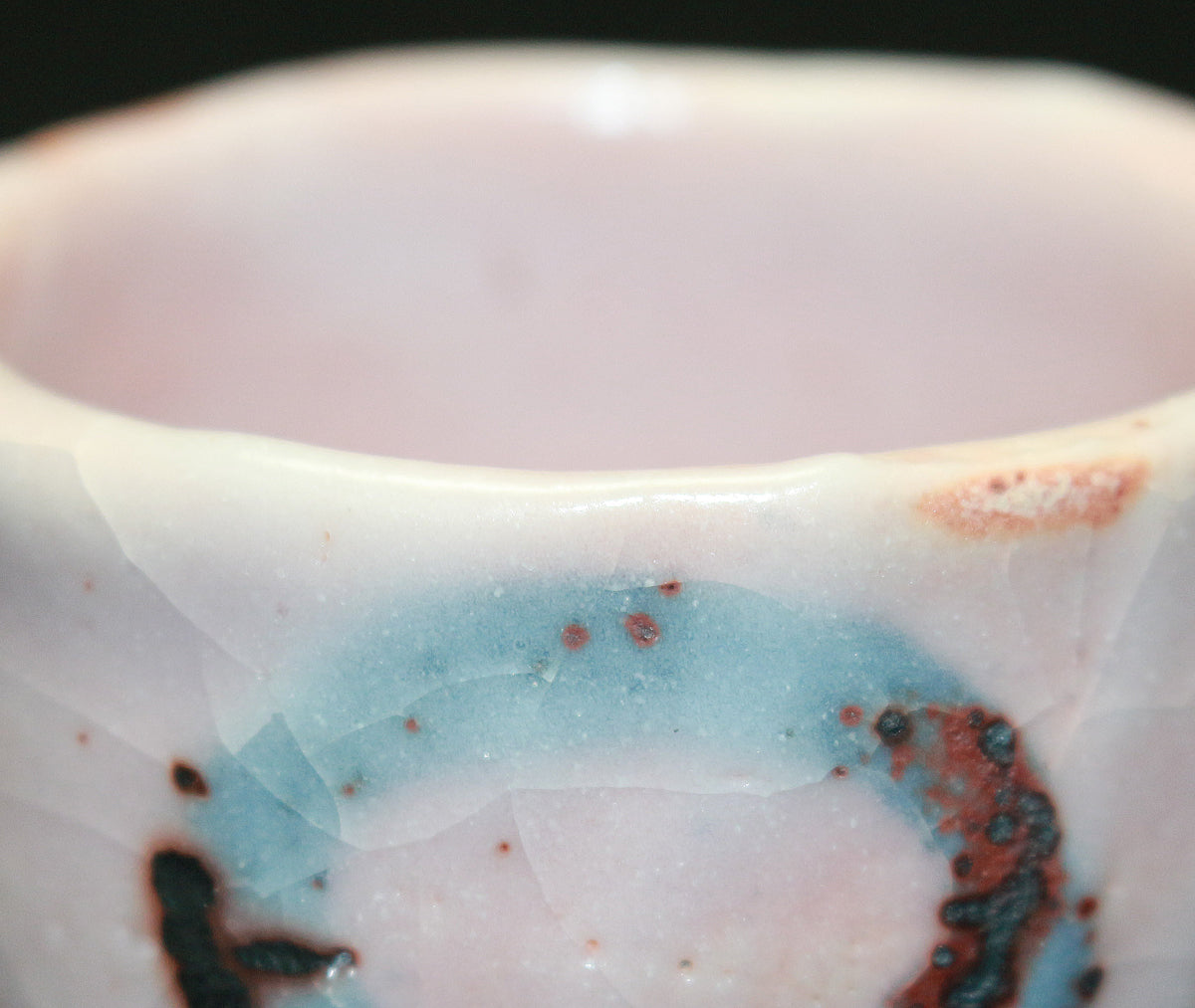 26168    人間国宝　加藤孝造　志野ぐい呑②　KATO Kozo