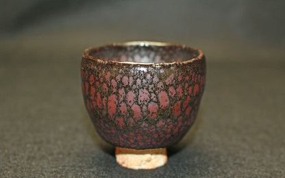 26169	木村盛和	  油滴天目釉ぐい呑　KIMURA MORIKAZU