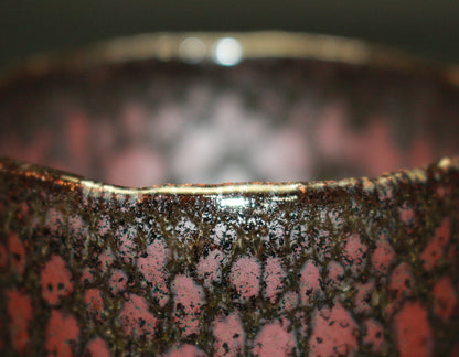 26169	木村盛和	  油滴天目釉ぐい呑　KIMURA MORIKAZU