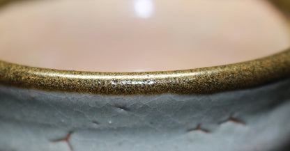 26174　 人間国宝　浜田庄司 　縁黒盃　HAMADA Syoji