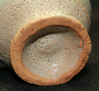 26174　 人間国宝　浜田庄司 　縁黒盃　HAMADA Syoji