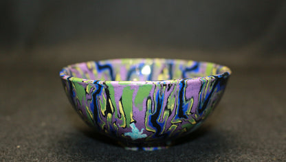 26175　人間国宝 　松井康成　萃瓷練上酒盃　MATSUI Kosei