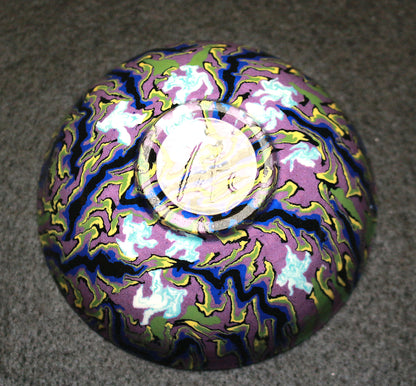 26175　人間国宝 　松井康成　萃瓷練上酒盃　MATSUI Kosei