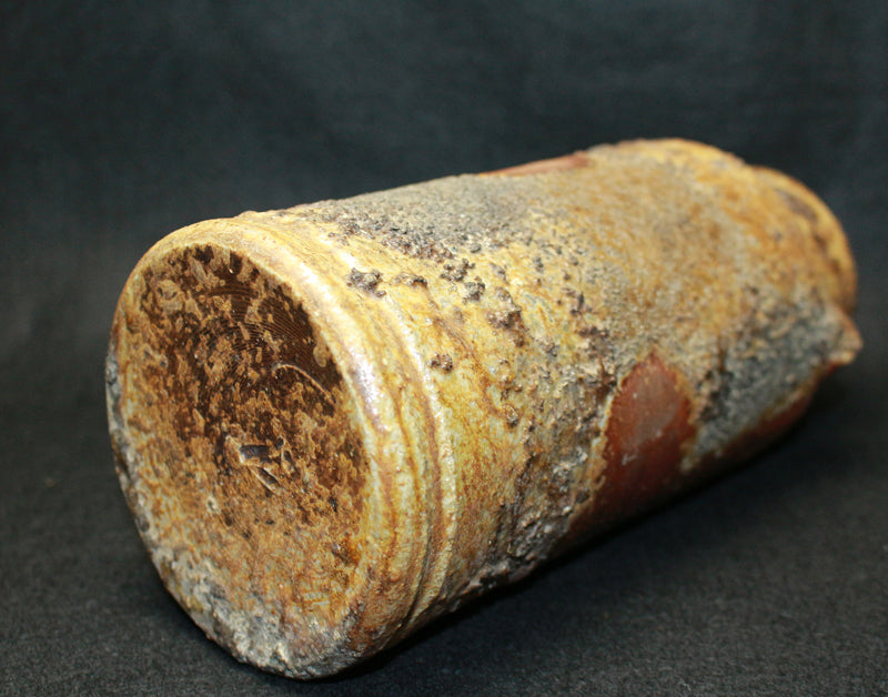 26210 藤原 雄（備前窯変擂座花入）