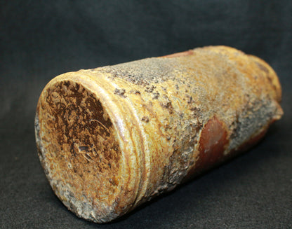 26210 藤原 雄（備前窯変擂座花入）