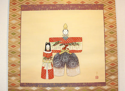 26179	島津華山	　軸　立雛 　SHIMAZU　Kazan