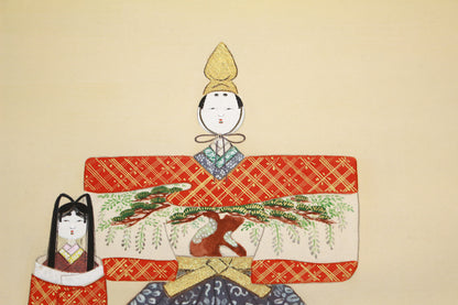 26179	島津華山	　軸　立雛 　SHIMAZU　Kazan