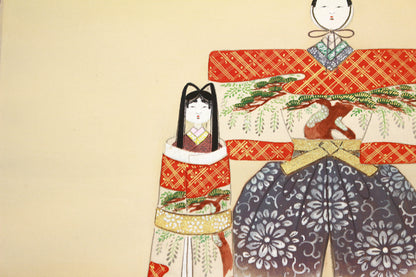 26179	島津華山	　軸　立雛 　SHIMAZU　Kazan