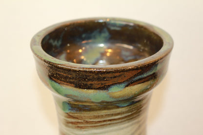 26189　 人間国宝   金城次郎　魚紋花瓶　KINJO　Jiro