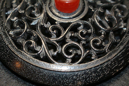 26191　帝室技芸員　陶聖 板谷波山　氷華磁香爐（東美鑑定書付属）　 ITAYA　Hazan