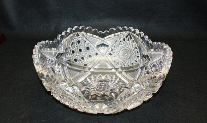 26197	バカラ	ギヤマン切子鉢（春海商店シール）