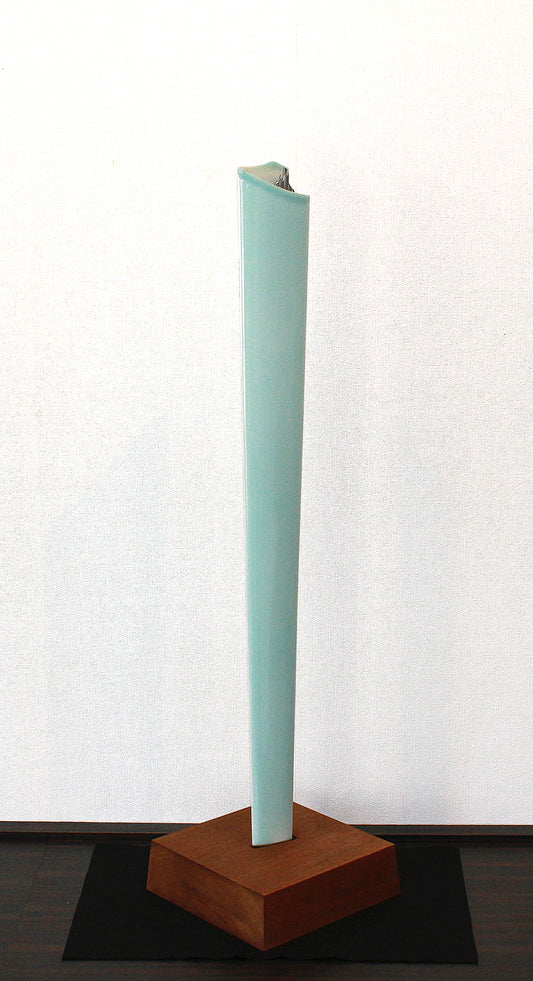 26201	深見陶治	　飾香爐「清キ」（ED　7/10）　　FUKAMI　Sueharu