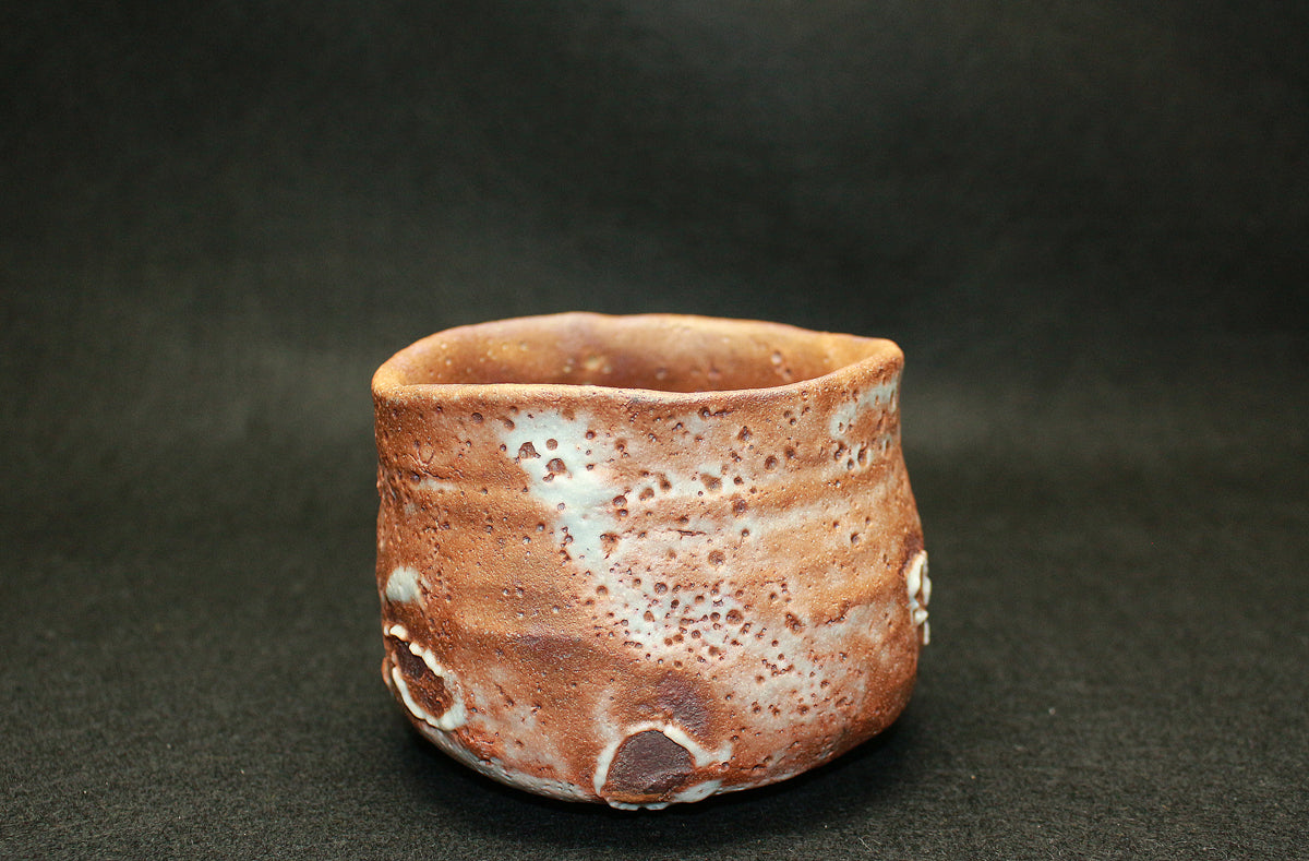 26228 Shino 茶碗 by Shiro Tsujimura