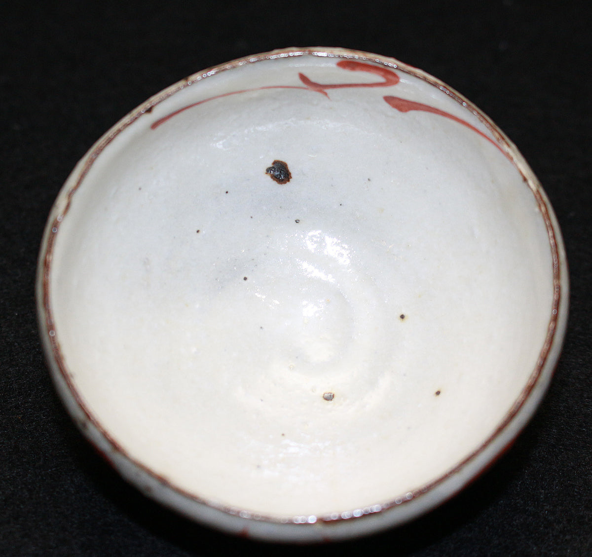 26242 Takauchi Syugo Red-painted sake cup ① TAKAUCHI Syugo