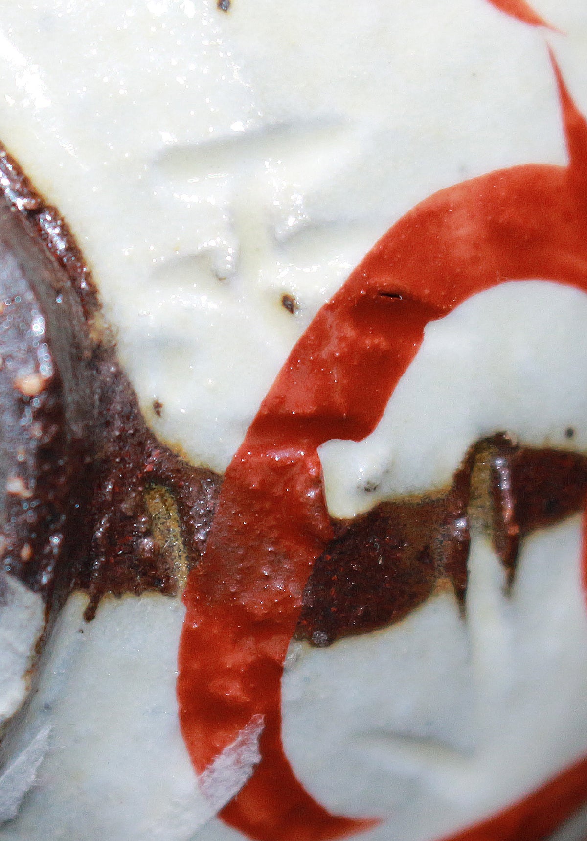 26242 Takauchi Syugo Red-painted sake cup ① TAKAUCHI Syugo