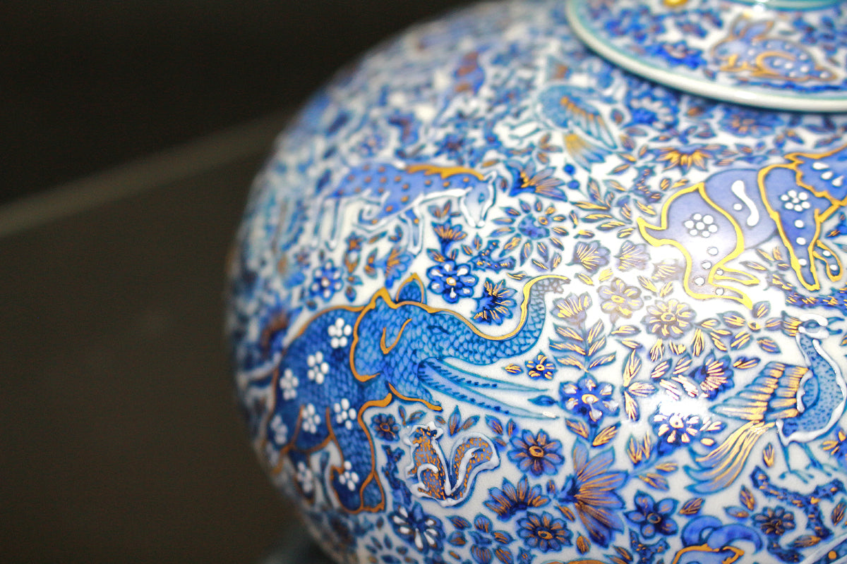 26262	葉山有樹	  森羅万象図香爐（個展出品同手作）  HAYAMA　Yuki