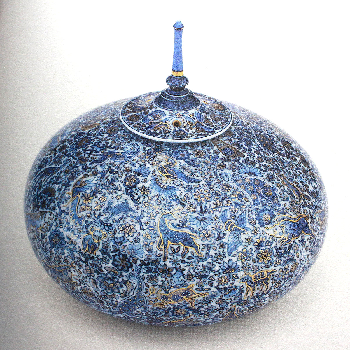 26262	葉山有樹	  森羅万象図香爐（個展出品同手作）  HAYAMA　Yuki