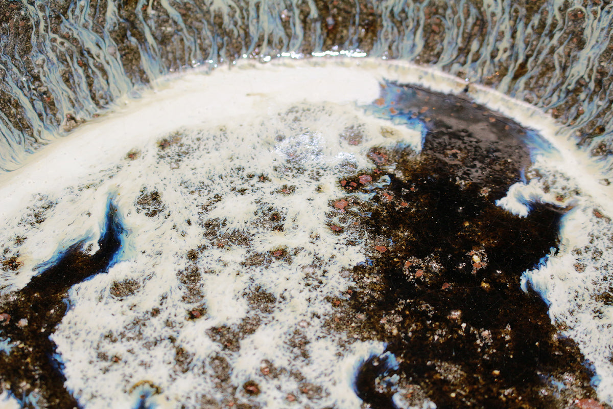 26266	中川自然坊	朝鮮唐津水指     NAKAGAWA  Jinenbo