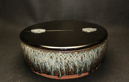 26266	中川自然坊	朝鮮唐津水指     NAKAGAWA  Jinenbo