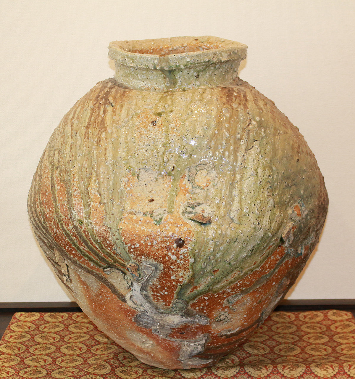 26265	辻村史朗	   自然釉大壷　TSUJIMURA  Shiro