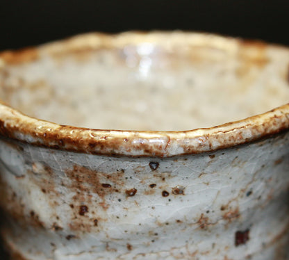 26273 Nakagawa Jinenbo Kohiki Karatsu Guinomi (Sake Cup)