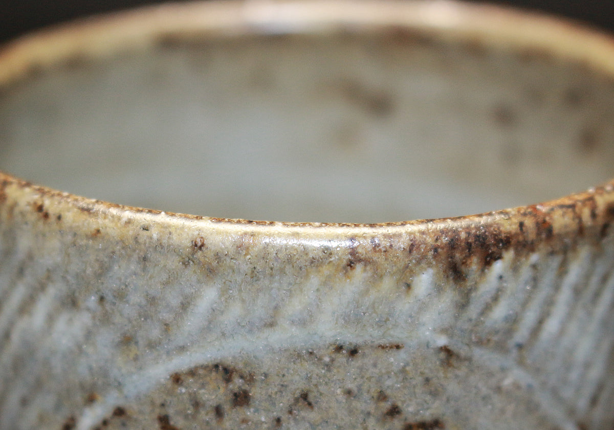 26287　人間国宝　島岡達三　象嵌湯呑②