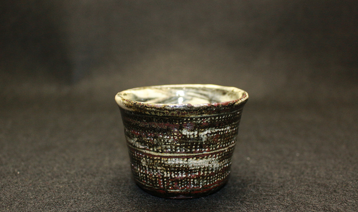 26276	中川自然坊	三島唐津ぐい呑    NAKAGAWA Jinenbo