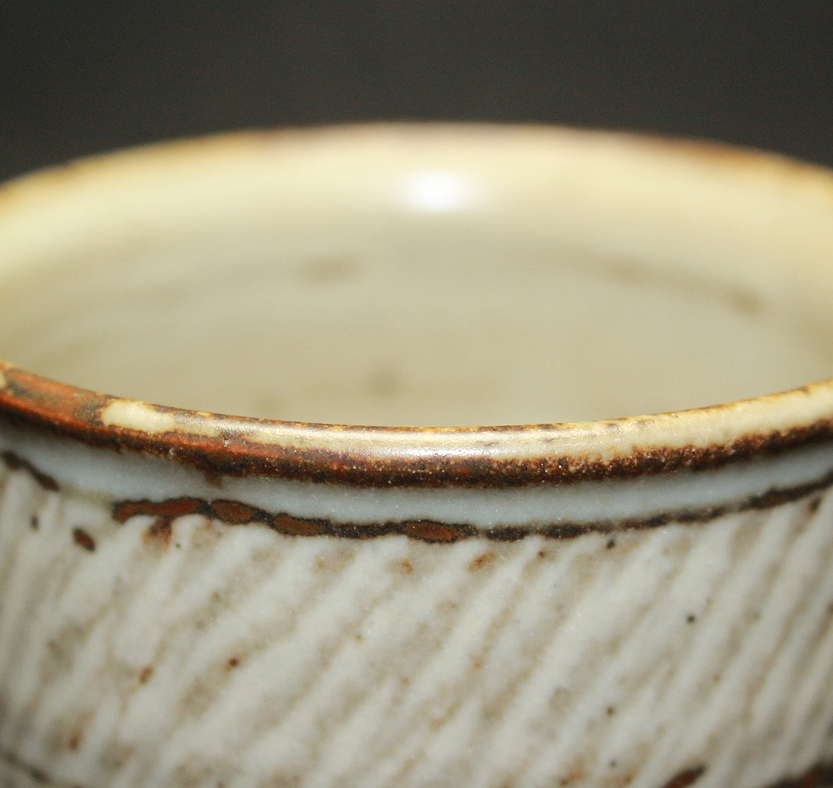 26286　人間国宝　島岡達三　象嵌湯呑①