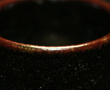 26290	６代清水六兵衛	黒泑・白泑・あけがらす　ぐい呑　三個入　KIYOMIZU Rokubei