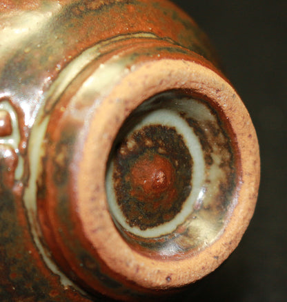 26294　人間国宝　島岡達三    象嵌ぐい呑　SHIMAOKA　Tatsuzo