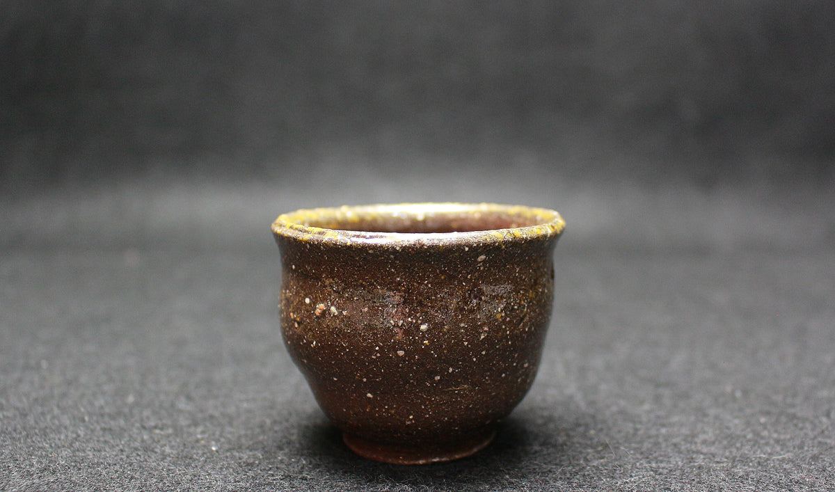 26336 Living National Treasure Yamada Jyozan III Tokoname Guinomi YAMADA Jyozan