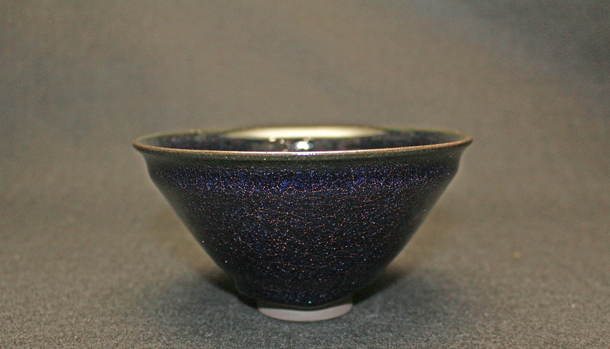 26344	浦口雅行	 瑠璃燿砕茶盌　URAGUCHI　Masayuki