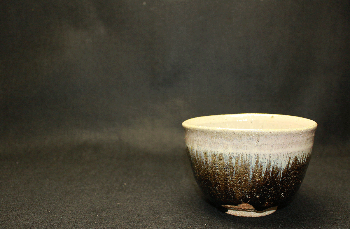 26386 Nishioka Koju Korean Karatsu Tea Bowl