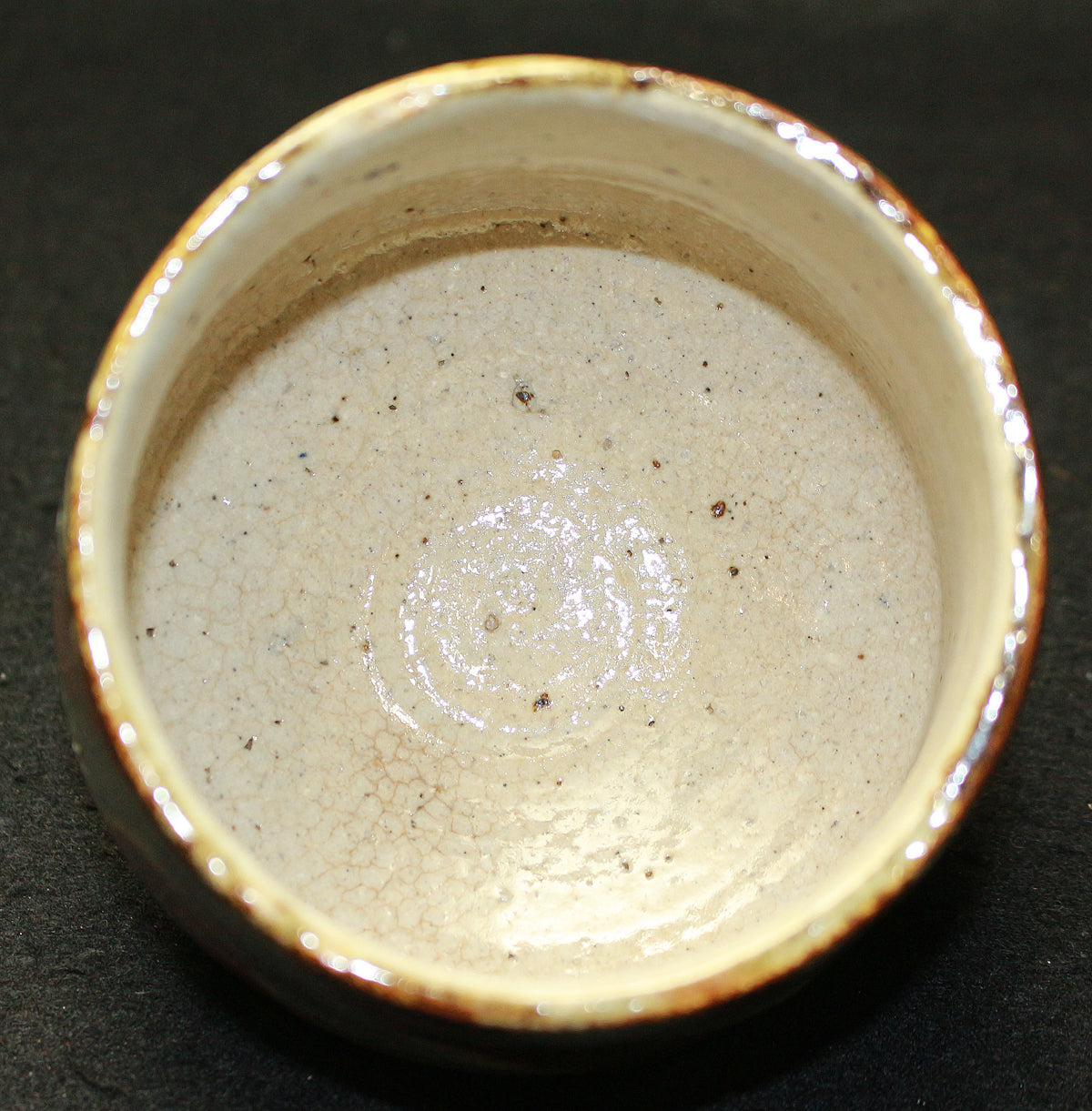 25654 Kanjiro Kawai [Tsuneshiki] Cinnabar Flower Bowl KAWAI Kanjiro