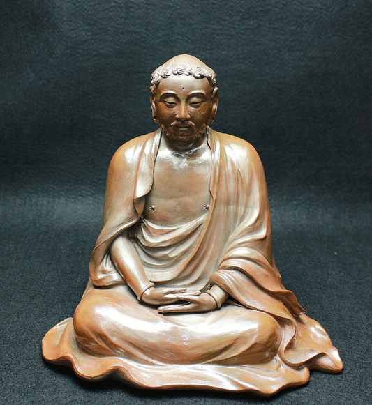 26420	西村春湖	   備前窯　釋迦像　