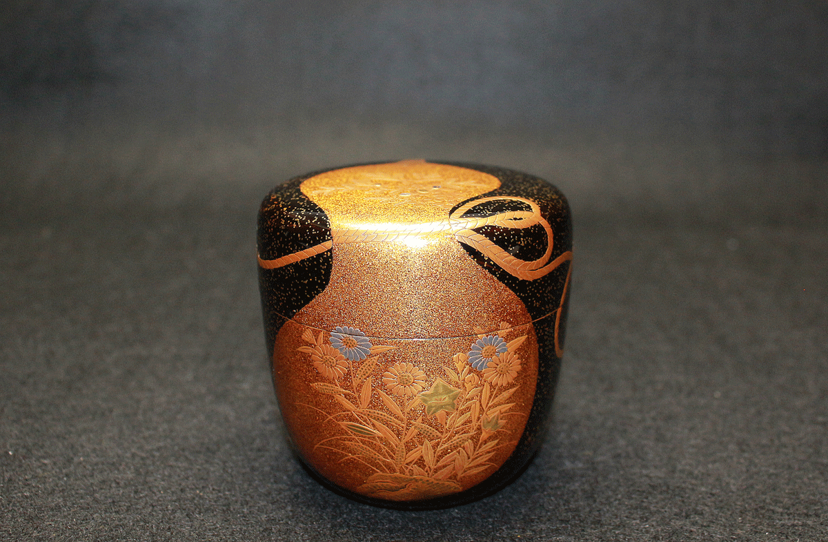 26421	清瀬一光	　秋草瓢蒔絵大棗（鵬雲斎）　KIYOSE　Ikko
