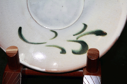 26446	河井寛次郎　魚画紅茶盌6客・紅茶碟6客　「鐘寛」　大正13年頃　　KAWAI Kanjiro