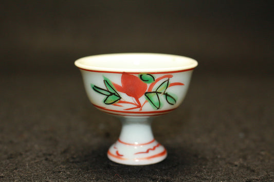 25777　Kitaoji Rosanjin　Red Gosu Cup