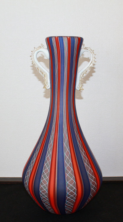 25811 FUJITA Kyohei Hand-blown Venetian vase