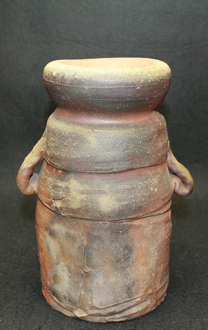 25817 Bizen flower vase, Kinshige Touyo, Living National Treasure