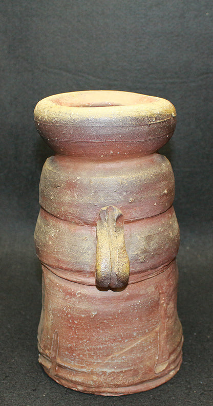 25817 Bizen flower vase, Kinshige Touyo, Living National Treasure