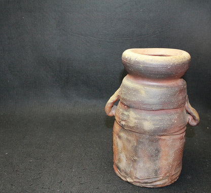 25817 Bizen flower vase, Kinshige Touyo, Living National Treasure