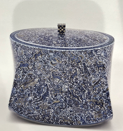 26410	葉山有樹	   森羅万象図水指（個展出品同手作）  HAYAMA　Yuki